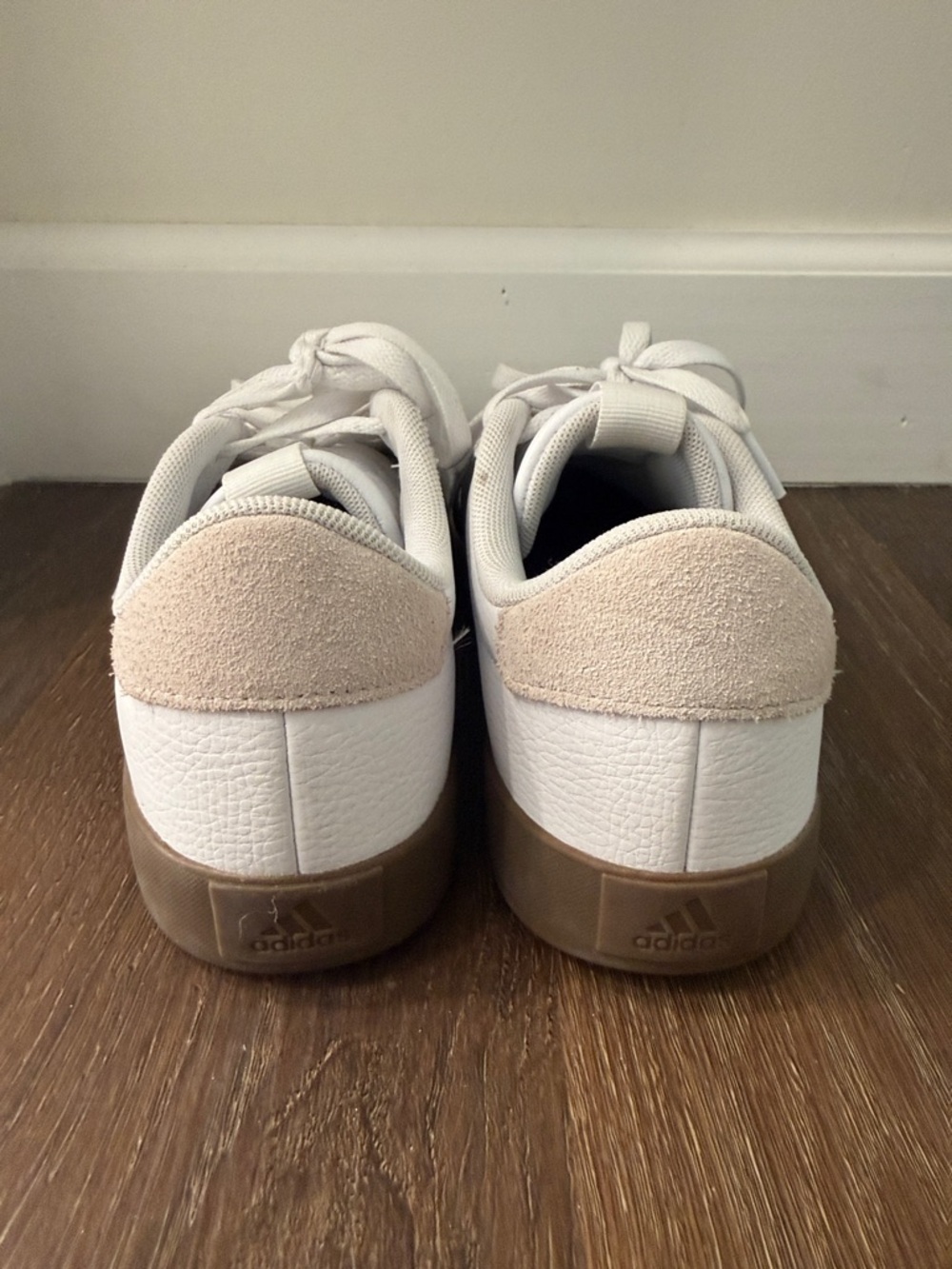 Adidas Black Stripe Leather Sneakers - Picture 3 of 5